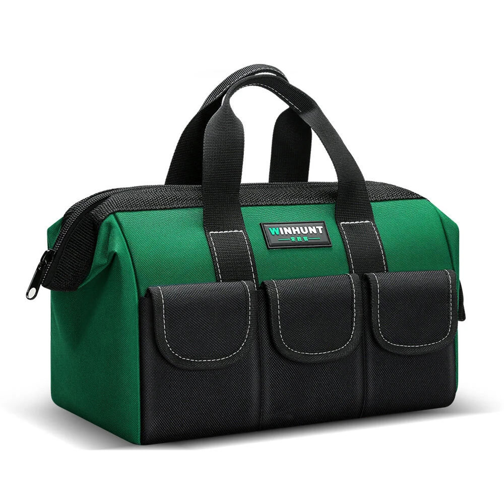 Large Capacity Handheld Tool Bag Carpentry Tools Electrician Bag Repair Wear-resistant Thickened Canvas Men's Field Use Storage Tool Bag (image for) Large Capacity Handheld Tool Bag Carpentry Tools Electrician Bag Repair Wear-resistant Thickened Canvas Men's Field Use Storage Tool Bag
