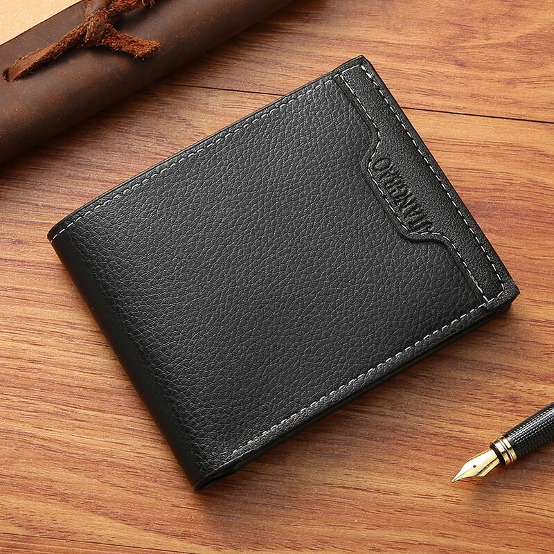 Men's PU Leather Wallet Slim Purses Multifunction Card Holder Large Capacity Bags Coin Purse For Men (image for) Men's PU Leather Wallet Slim Purses Multifunction Card Holder Large Capacity Bags Coin Purse For Men